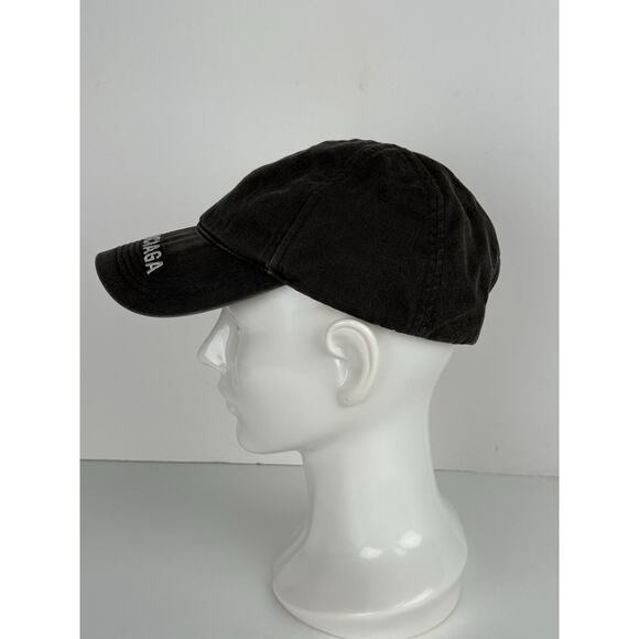 Balenciaga Baseball Cap Black Denim main image 6